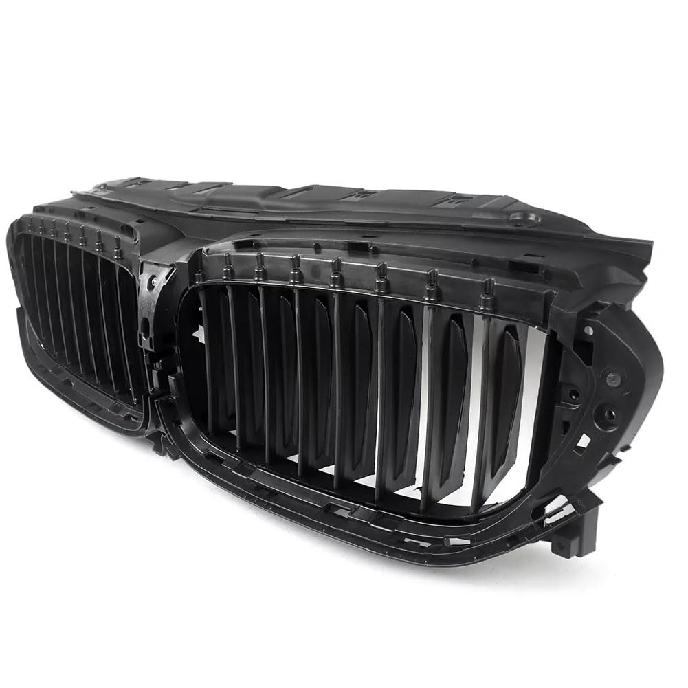 Garvee Active Air Shutter Front Upper Radiator Grille For 5 Series G30 G31 G38 (2017-2020) Auto Decor Replacement Black