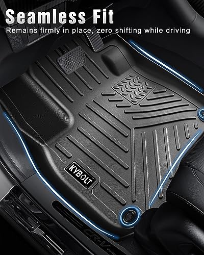 Garvee 2017-2022 Honda CR-V TPE All-Weather Floor Mats, Front & Rear