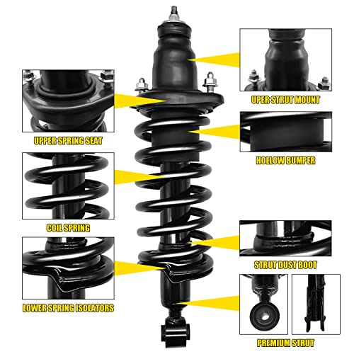 Garvee Front Strut Assembly -Left & Right Shock Coil Spring Suspension Assembly Kit Compatible for 2014-2018 Silverado 1500-239112