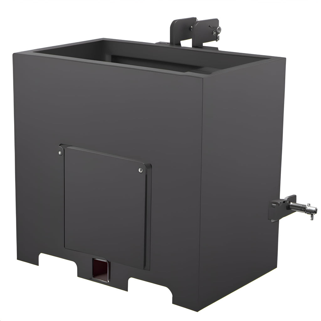 Garvee 3 Point, 800lbs Ballast Box w/ Standard 2 Inch Hitch, Cat 1 - Black
