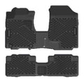 Garvee Floor Mats for 2007-2011 Honda CRV Anti Skid Heavy Duty Waterproof Floor Liners Black Full Set