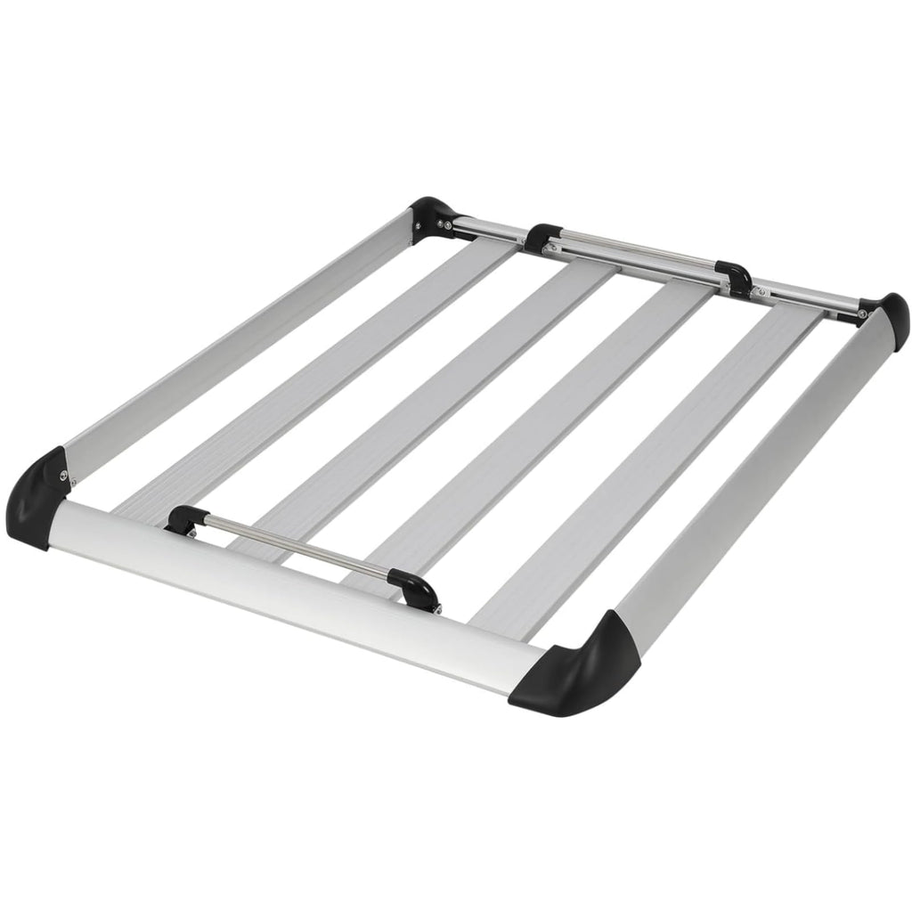 Garvee 50"x37.8"x3.54" Roof Rack Cargo Baskets Aluminum Extra Storage Rugged Steel SUV