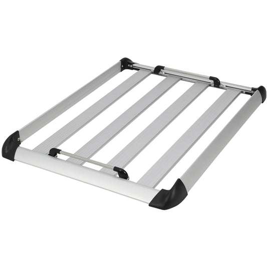 Garvee 50"x37.8"x3.54" Roof Rack Cargo Baskets Aluminum Extra Storage Rugged Steel SUV