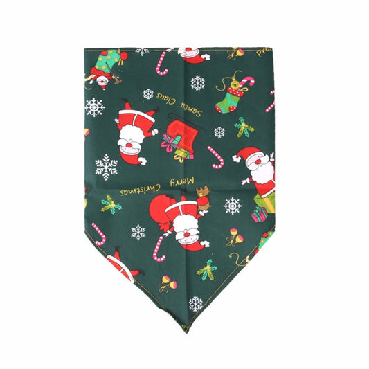 Garvee Pet Christmas Triangle Bibs Kerchief Saliva Towel Pet Costume Accessories for Small Medium Large Dogs Cats No. 3 one Size
