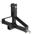 Garvee 3 Point Quick Hitch Receiver,2" Receiver Quick Hitch Compatible Category 1 Tractor,Heavy Duty 3 Point Hitch Farm Equipment and Subcompact Trailer Hitch Attachments