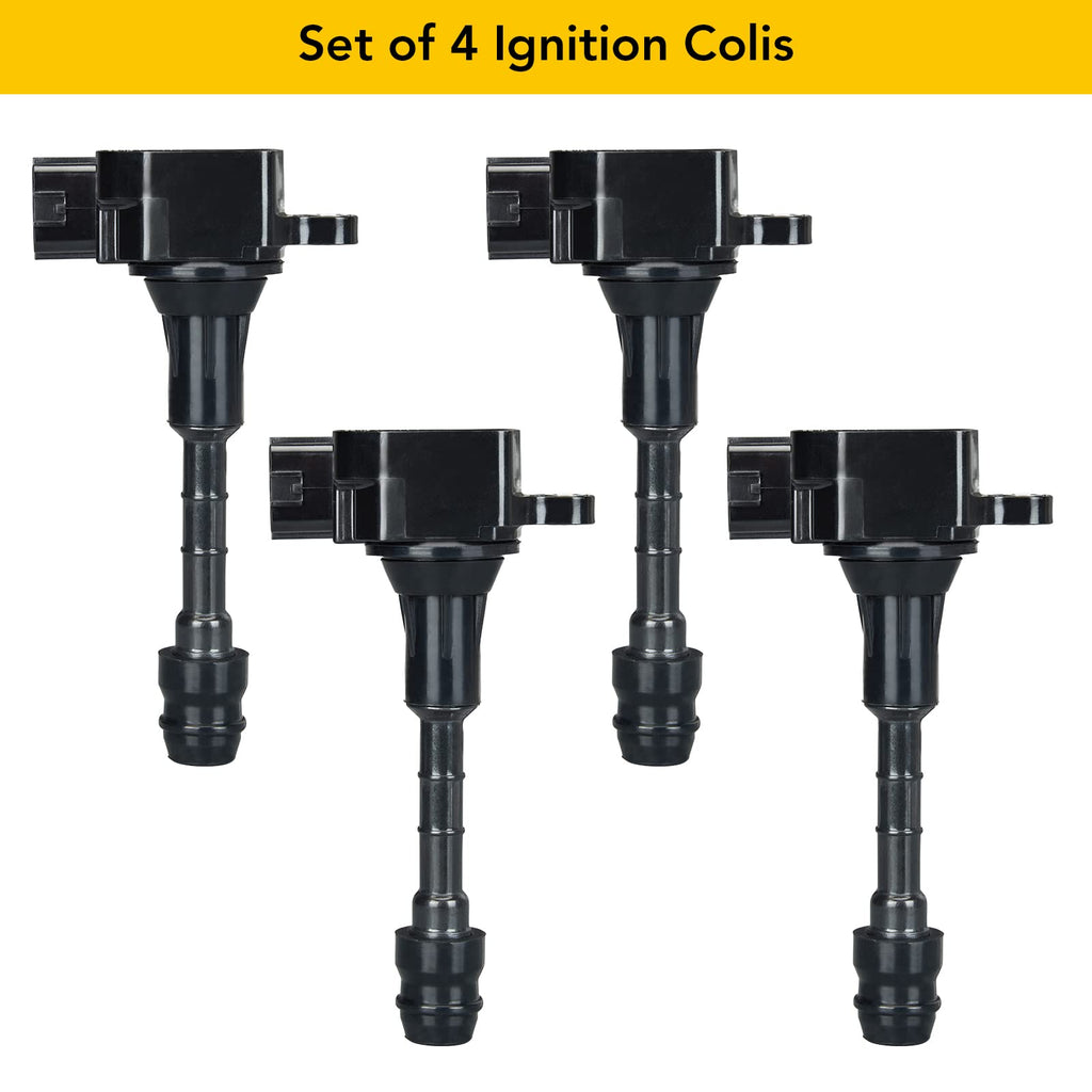 Garvee 6 Pack Ignition Coil Set Compatible with Nissan 350Z Altima Frontier NV1500 Pathfinder Quest Xterra Infiniti FX35 G35 I35 M35 QX4 for GN10246 22433AL615