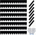 Garvee Metal Garden Edging 40" x 6" (8 Pack) – Bendable Heavy-Duty Galvanized Steel Landscape Border with Hammer-In Stakes, Rustproof for Lawn, Flower Beds & Pathways
