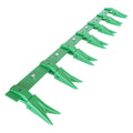 Garvee Bucket Tooth Bar for Sub-Compact Tractor，60" Heavy Duty Tractor Bucket Teeth Fits Bucket Cutting Edges Sized 1/2" or Less with Effortless Installation，Green