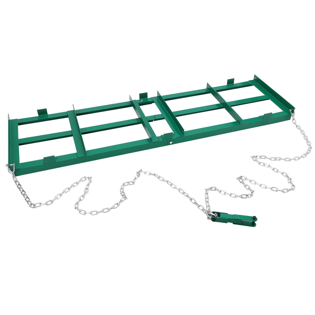 Garvee Driveway Drag Harrow 72" Width, Heavy Duty Steel, Rust-Resistant, Tow Behind, ATV/UTV/Tractor Compatible, Ideal for Leveling Yards and Driveways