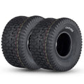 Garvee 2 Pack 20x10.00-8 Lawn Mower Tire V Pattern Tubeless For Lawn Garden Mowers Utility Vehicles 20x10-8 Black