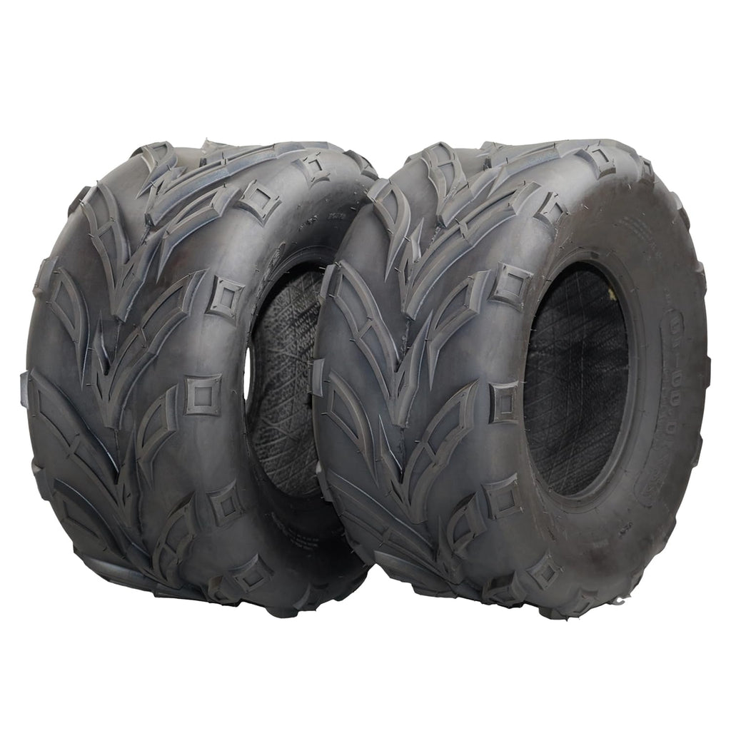 Garvee 20x7-8 ATV Tires, 4PR All Terrain Tubeless, Pack of 2, for ATV UTV Trail Sand Mud Off-Road