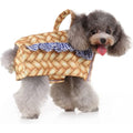 Garvee Dog Costumes Pet Dog Basket Costumes Funny Dress Up Clothes Pet Supplies for Halloween Christmas Birthday Party S