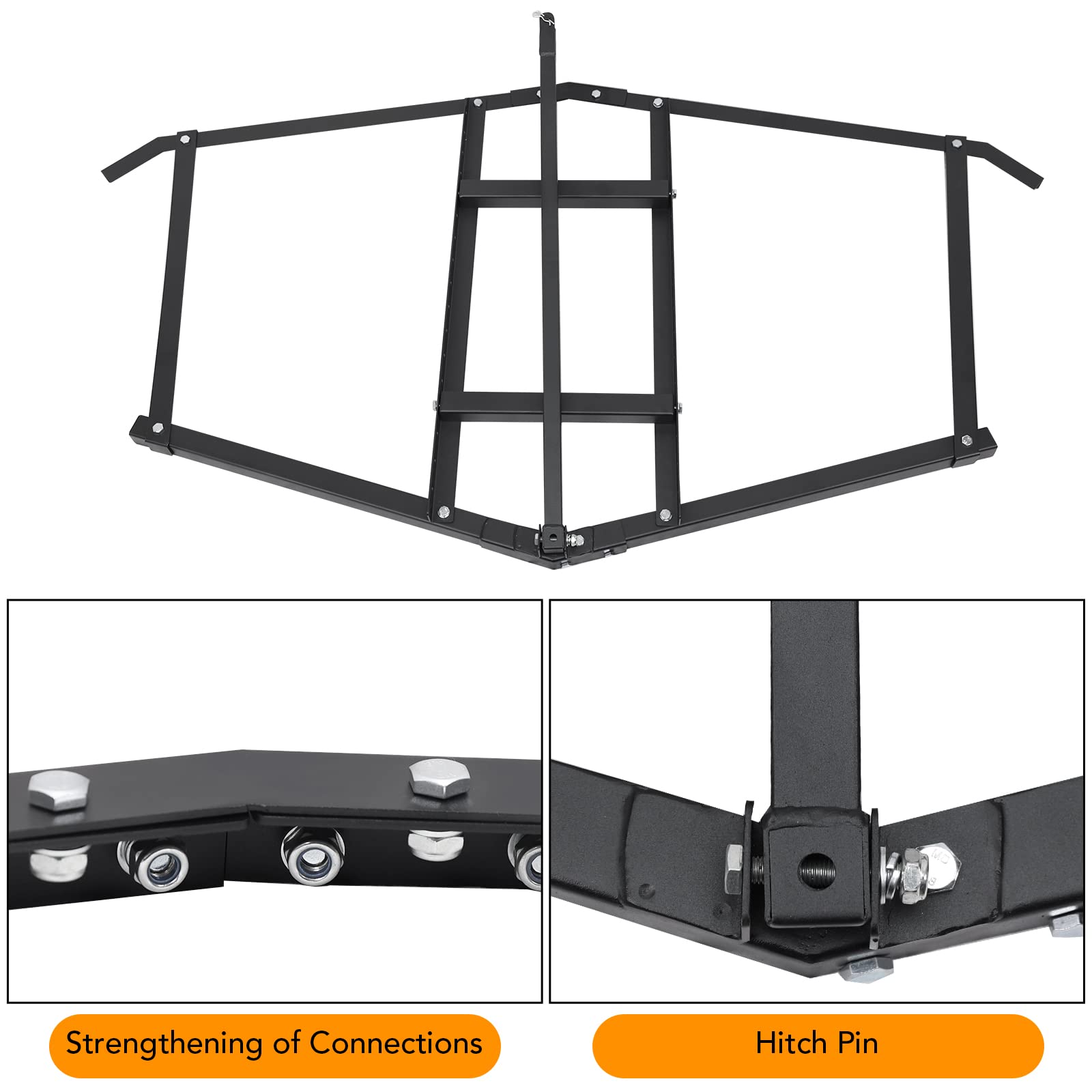 Garvee Driveway Drag Grader Harrow with 2 Adjustable Bars - 84 Inch