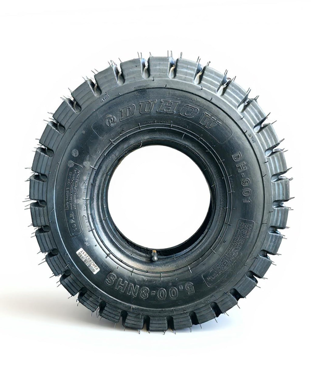 Garvee Heavy Duty Forklift Tire 5.00-8 Tube Type 10 PLY Industrial Durable Black