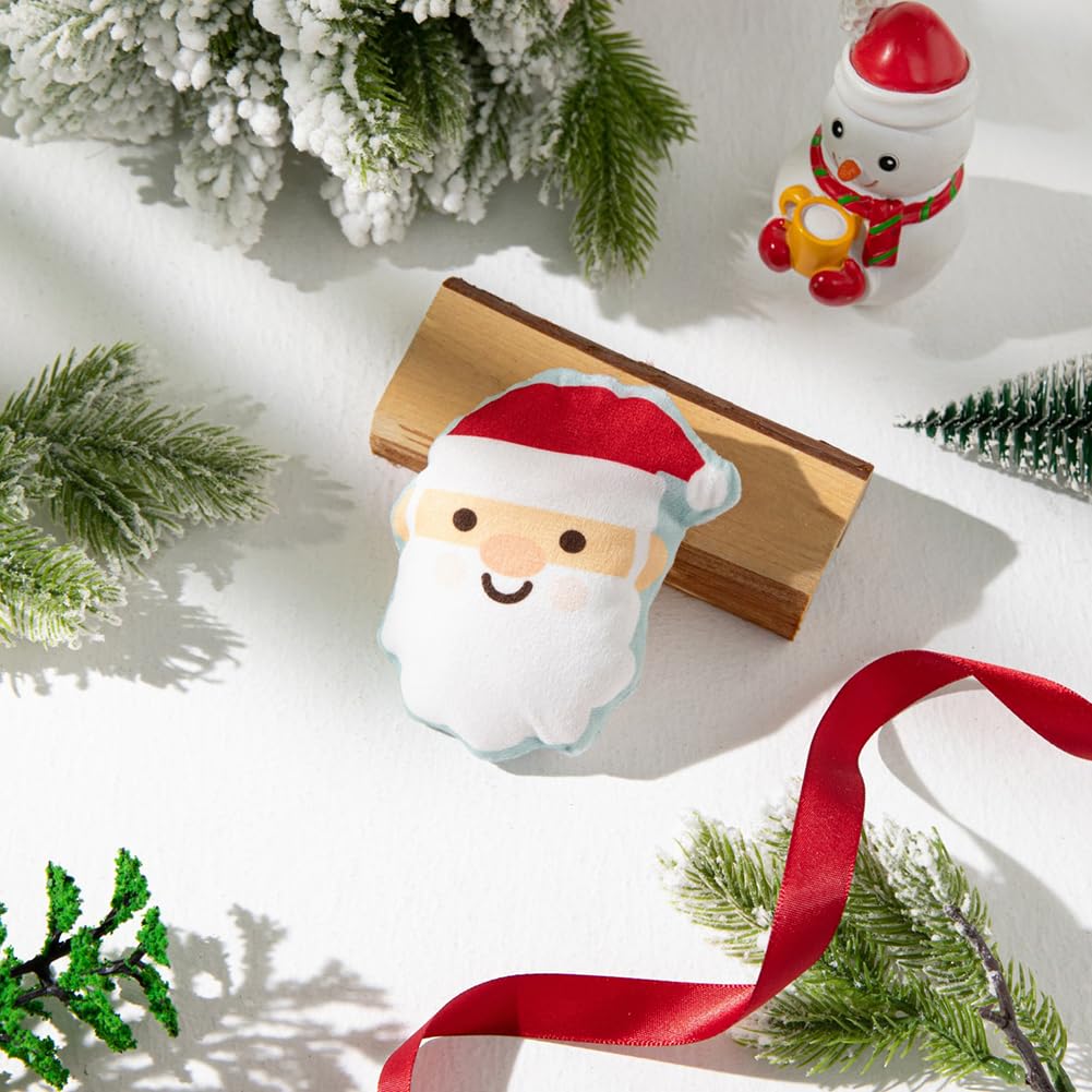 Garvee Pet Dog Christmas Squeaky Toys for Cats Dogs Scratch Bite Resistant Interactive Toys Pet Supplies for Relieve Stress Boredom Bowtie Squeak Toys