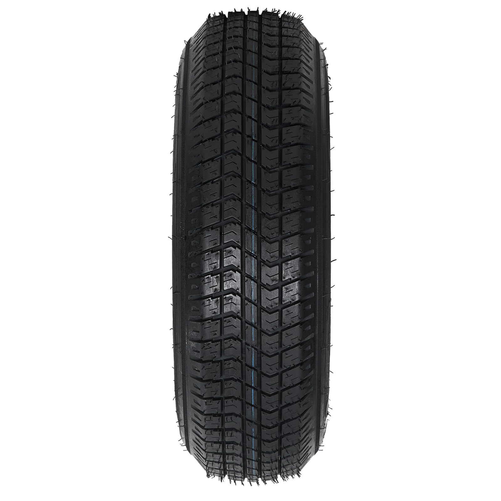 Garvee ST205/75D14 Trailer Tire and Wheel Assembly, Heavy-Duty Load Range C 6PR, 5 Lug White Modular Wheel, 14 Inch Tires for Utility and Boat Trailers, Set of 2