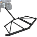 Garvee 66 Inch Width Driveway Drag with 3 Sets Adjustable Bolts 2 Reinforcement Bars, Tow Behind Drag Harrow with Pin-Style Hitch for ATVs UTV