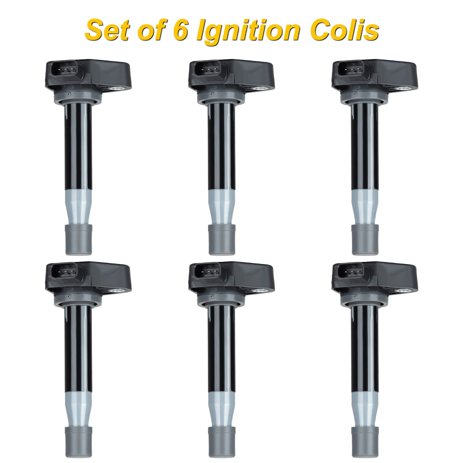 Garvee 6-Pack Ignition Coils for Honda/Acura 3.0L 3.2L 3.5L V6