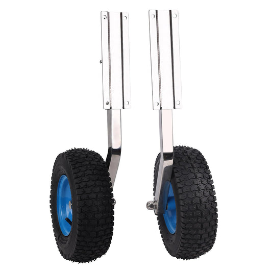 Garvee 500LBS Boat Launching Wheel, 2Pcs Boat Transom Launching Wheel with 12 Inch Wheels Set for Inflatable Boat & Aluminum Boat