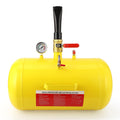 Garvee 10 Gallon Air Tire Bead Seater, Air Tire Seating Blaster Inflator, 85-116PSI Air Tire Bead Blaster with Pressure Gauge & Handle for Car Truck ATV(Yellow)