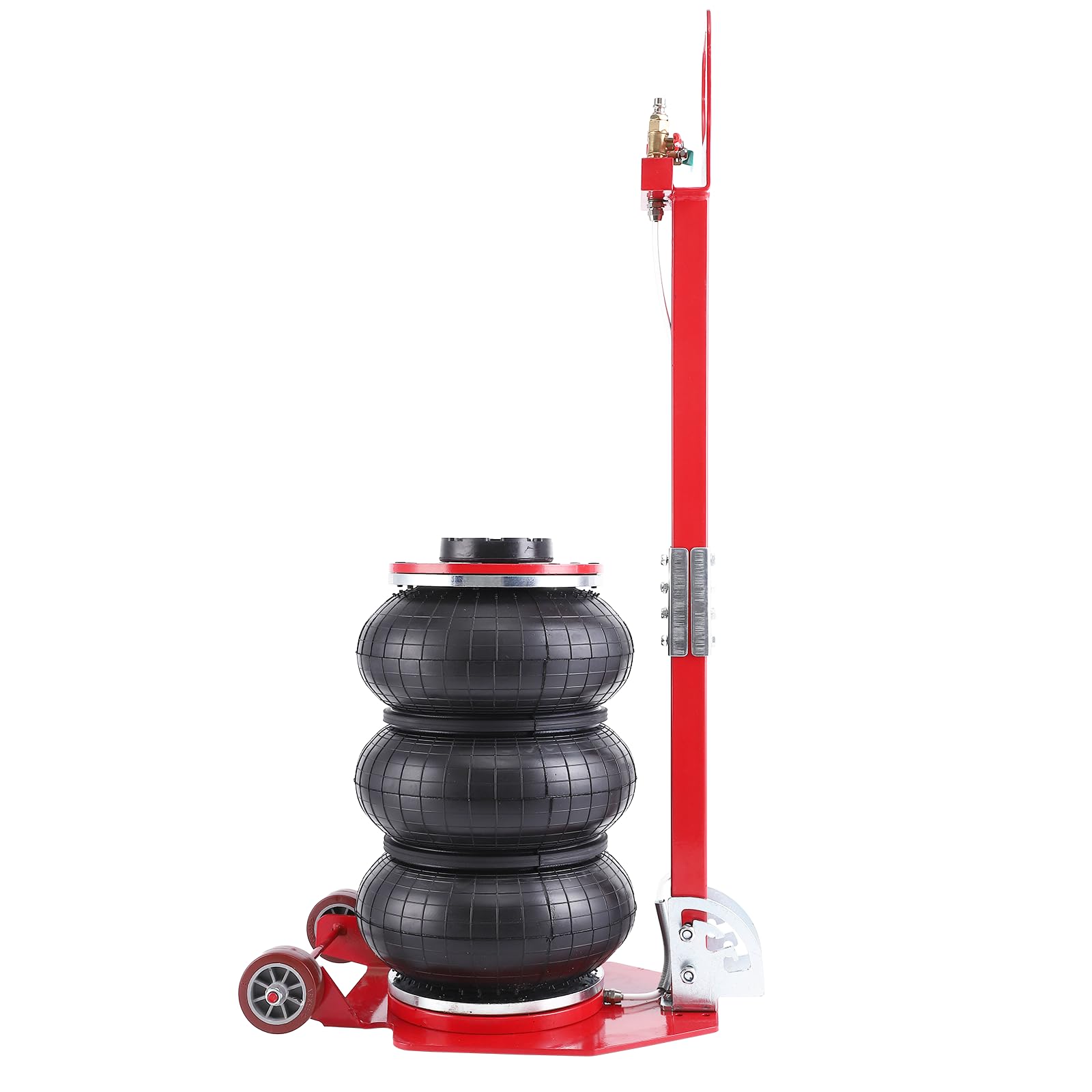 Garvee Air Jack 3 Ton Pneumatic Jack Adjustable Handle 17.7" Red Heavy Duty Car Lift