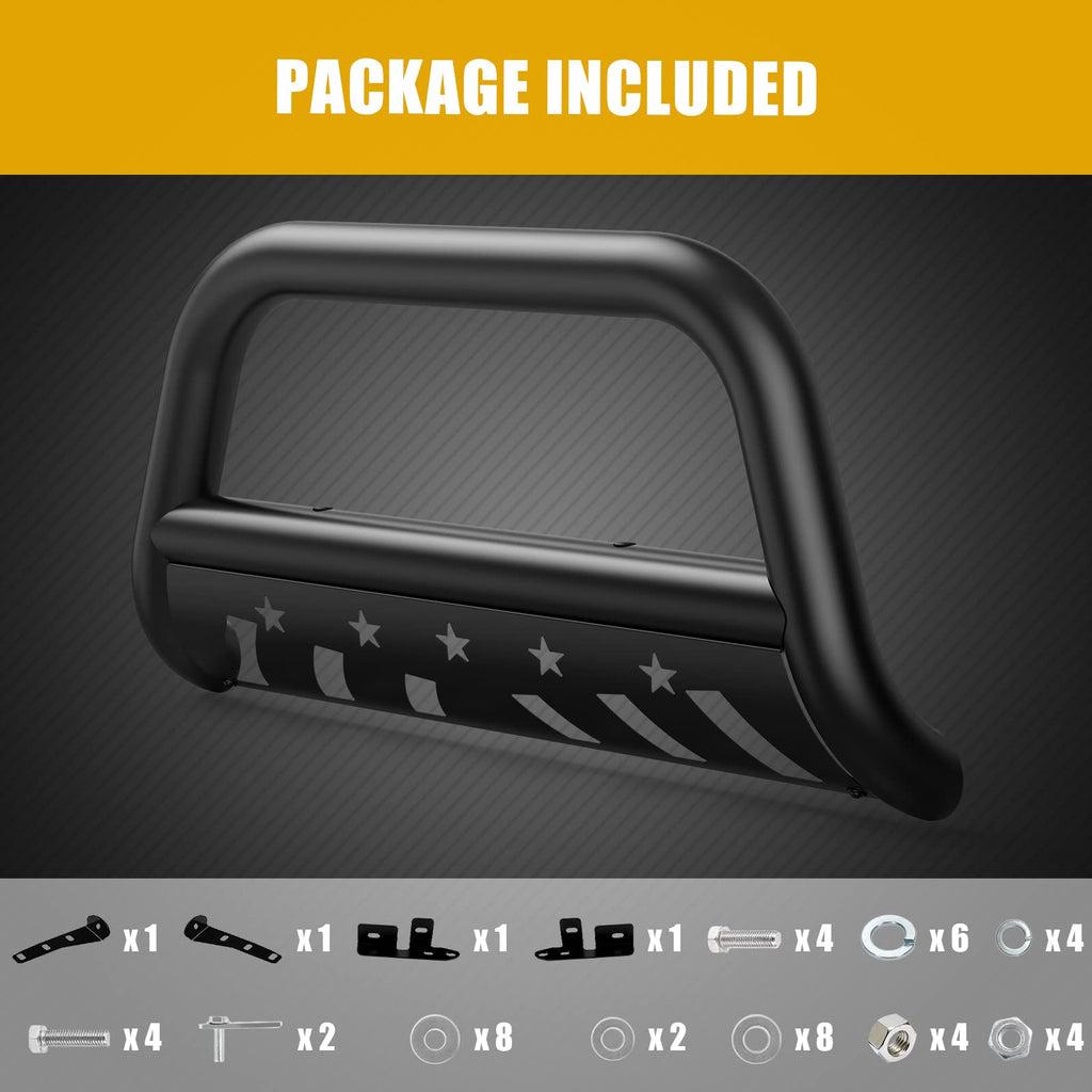 Garvee 1999-2006 Silverado 1500 Bull Bar w/ Skid Plate, Front Guard
