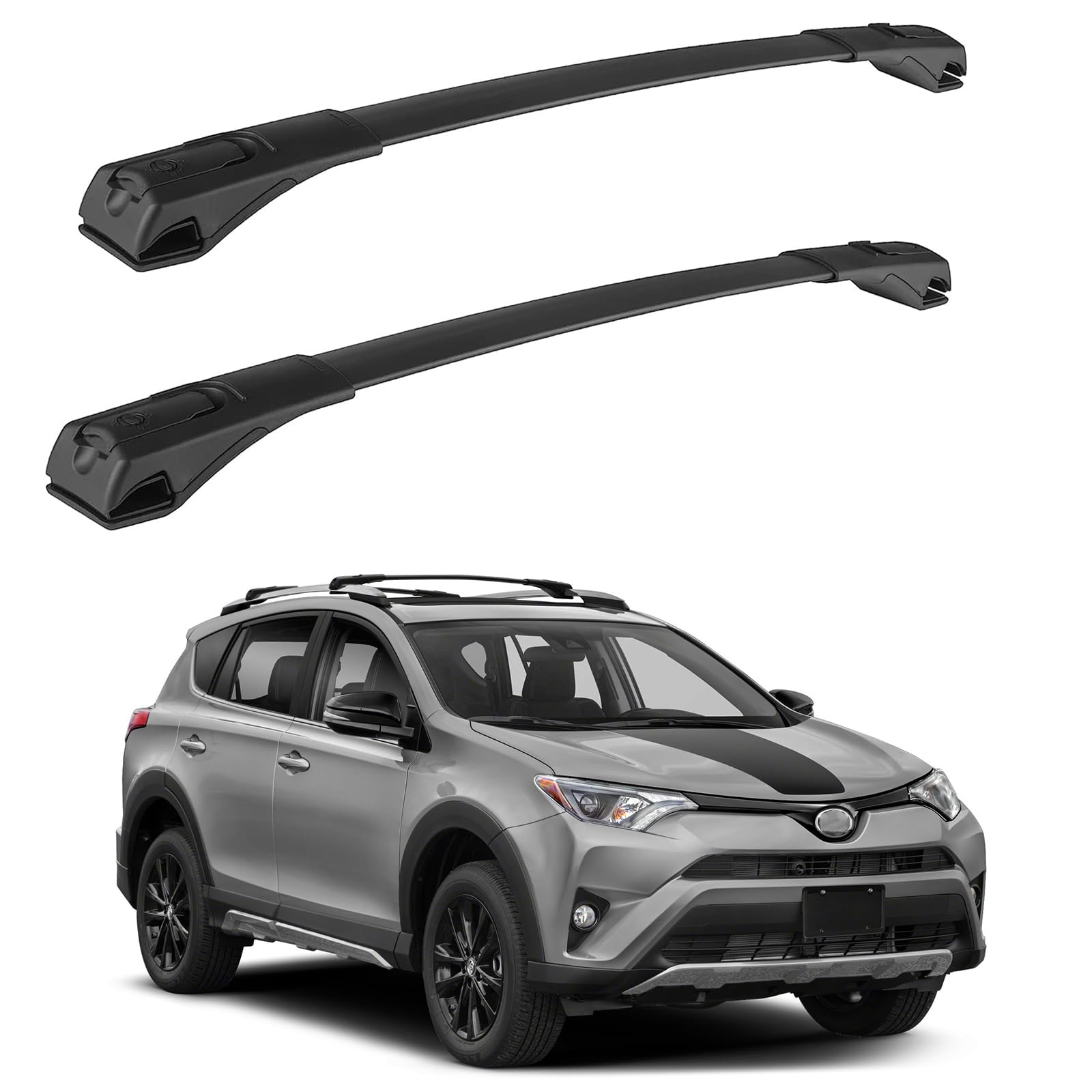Garvee Roof Rack Cross Bar Fit for 2013-2018 Toyota RAV4, Alloy Steel