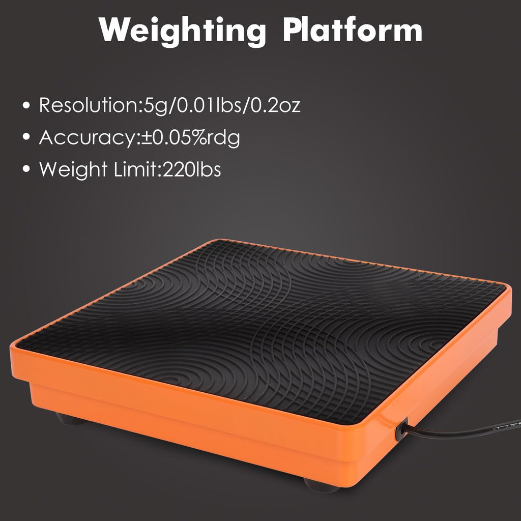 Garvee 220LB HVAC Refrigerant Scale, High-Visibility LCD, Portable