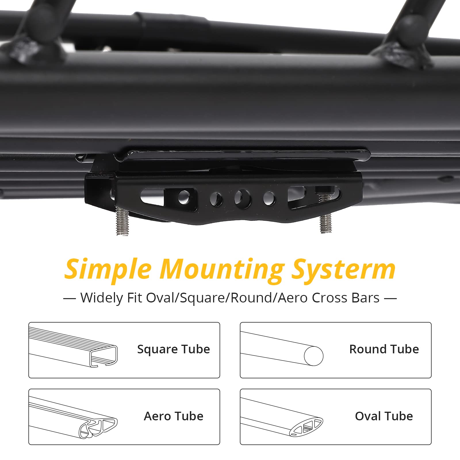 Garvee Roof Rack Cargo Basket: Line Style Anti-Rust Rooftop Cargo Carrier for SUV, Car and Truck, 50 x 38 x 6.3 Inches, Load Capacity 220 Pounds