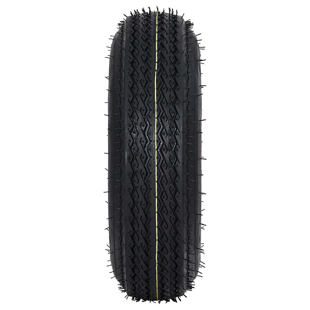 Garvee 4.80-8 Trailer Tire and Wheel Assembly, Heavy-Duty Load Range C 6PR, 8 Inch White Modular Wheel for Utility Boat Camper Trailers, Set of 2