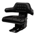 Garvee Universal Forklift Seat Wrap Around Adjustable Tractor Suspension Seat with Micro Switch for Ford Massey Ferguson, 50-120kg Support, Black