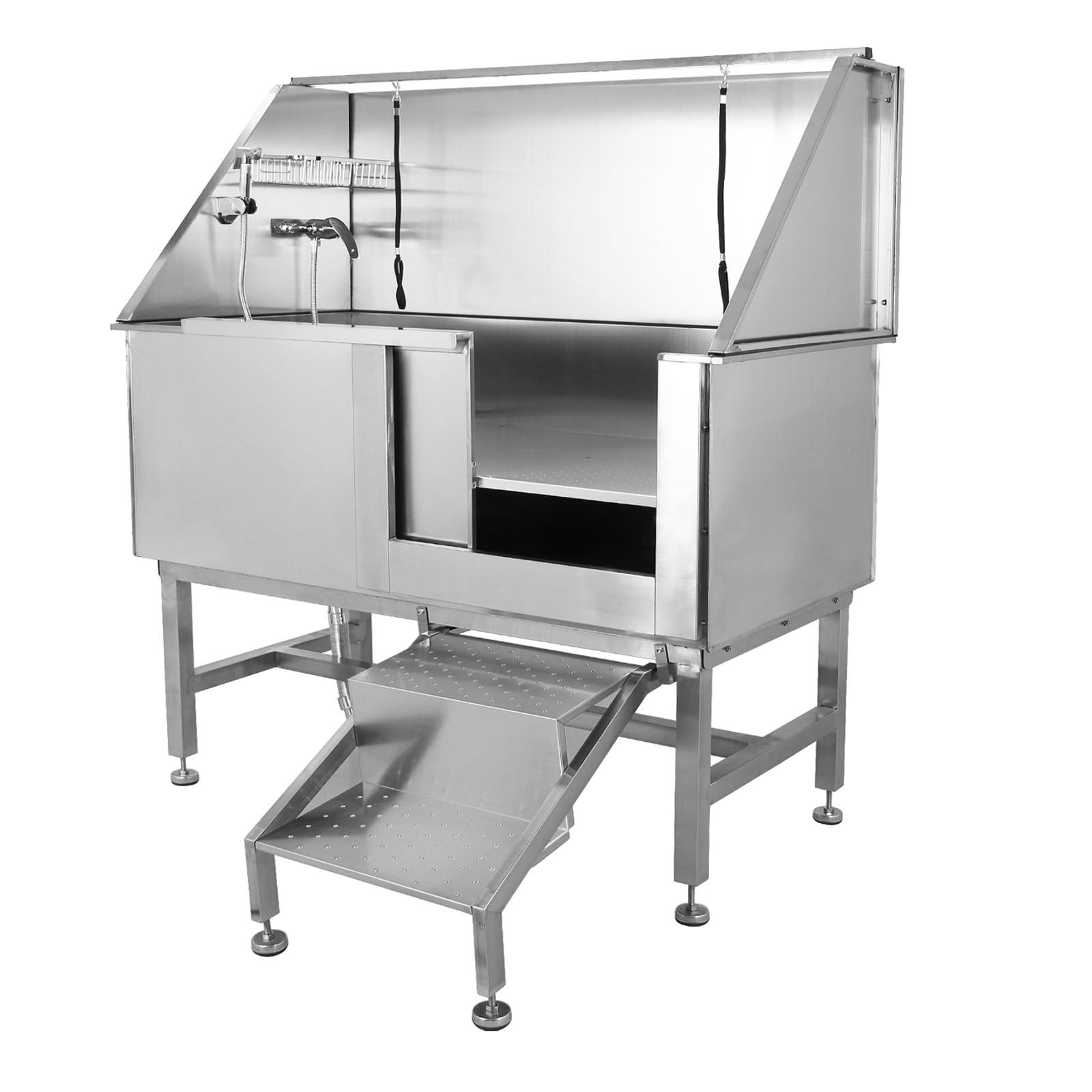Garvee 50 Inch Dog Grooming Tub, Professional Pet Wash Station