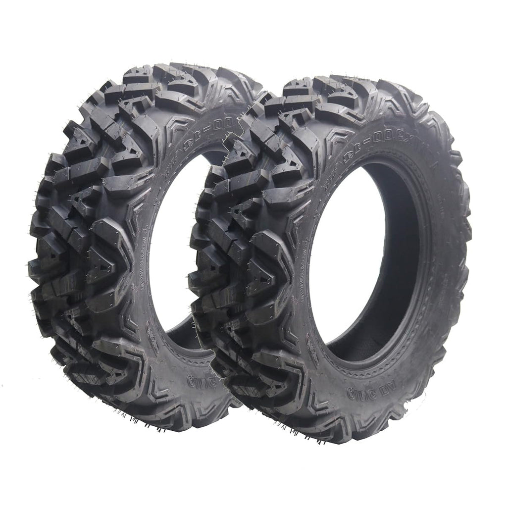 Garvee 2 Pack 27x11-14 ATV Tires 6 PR All-Terrain Tubeless Off-Road Tires for Trail Sand Mud, Durable Rubber, Excellent Grip