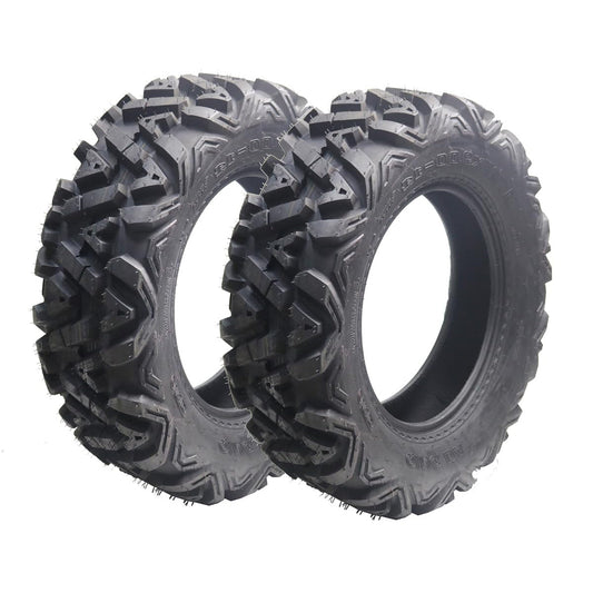 Garvee 2 Pack 27x11-14 ATV Tires 6 PR All-Terrain Tubeless Off-Road Tires for Trail Sand Mud, Durable Rubber, Excellent Grip