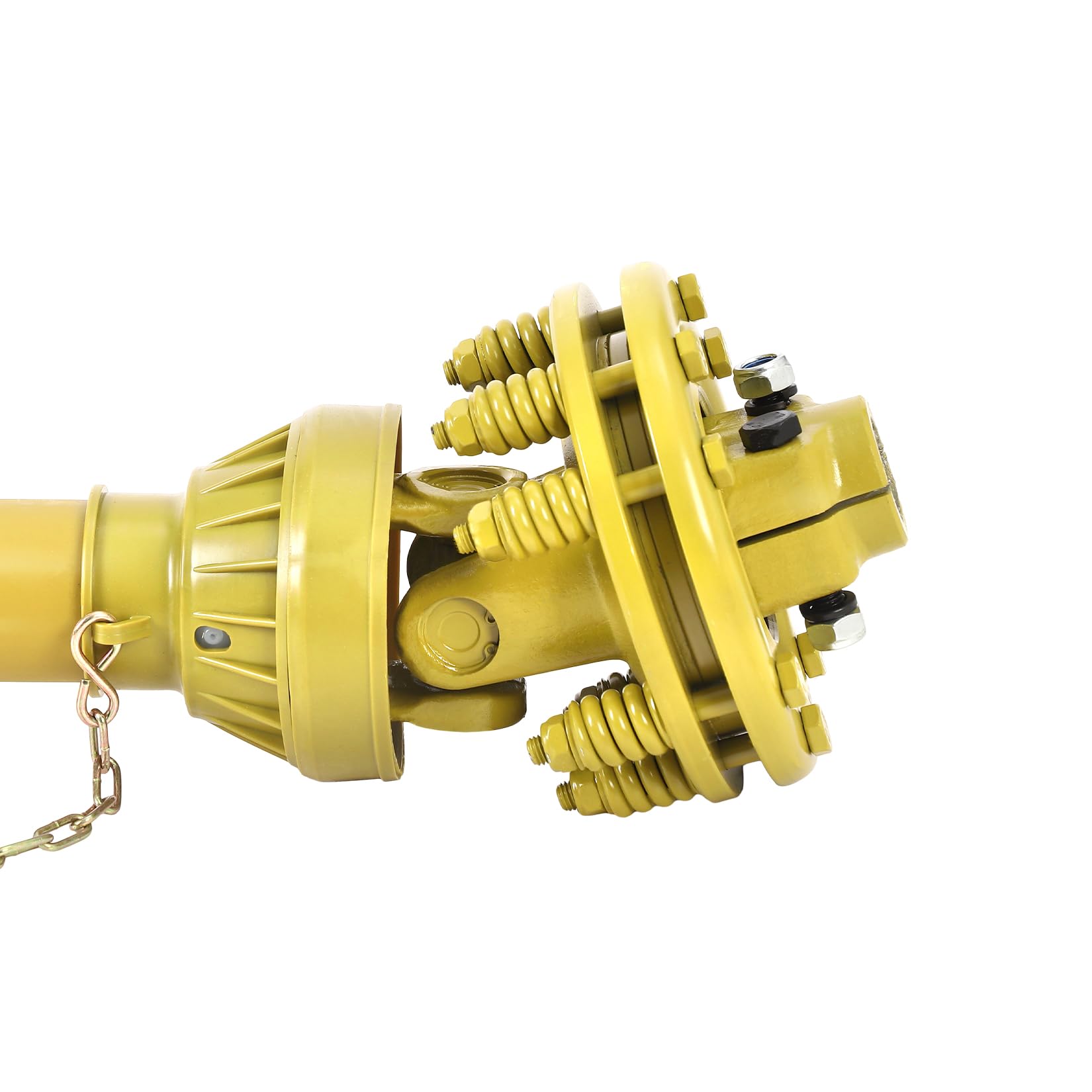 Garvee 1-3/8" Pto Drive Shaft with Slip Clutch, 6 Spline Both Ends Pto Shaft, Series 4 Tractor Pto Drive Line Shaft,31.5"-41"Brush Pto Friction Shaft, Pto Shaft for Bush/Rotary Cutter/Finish Mower