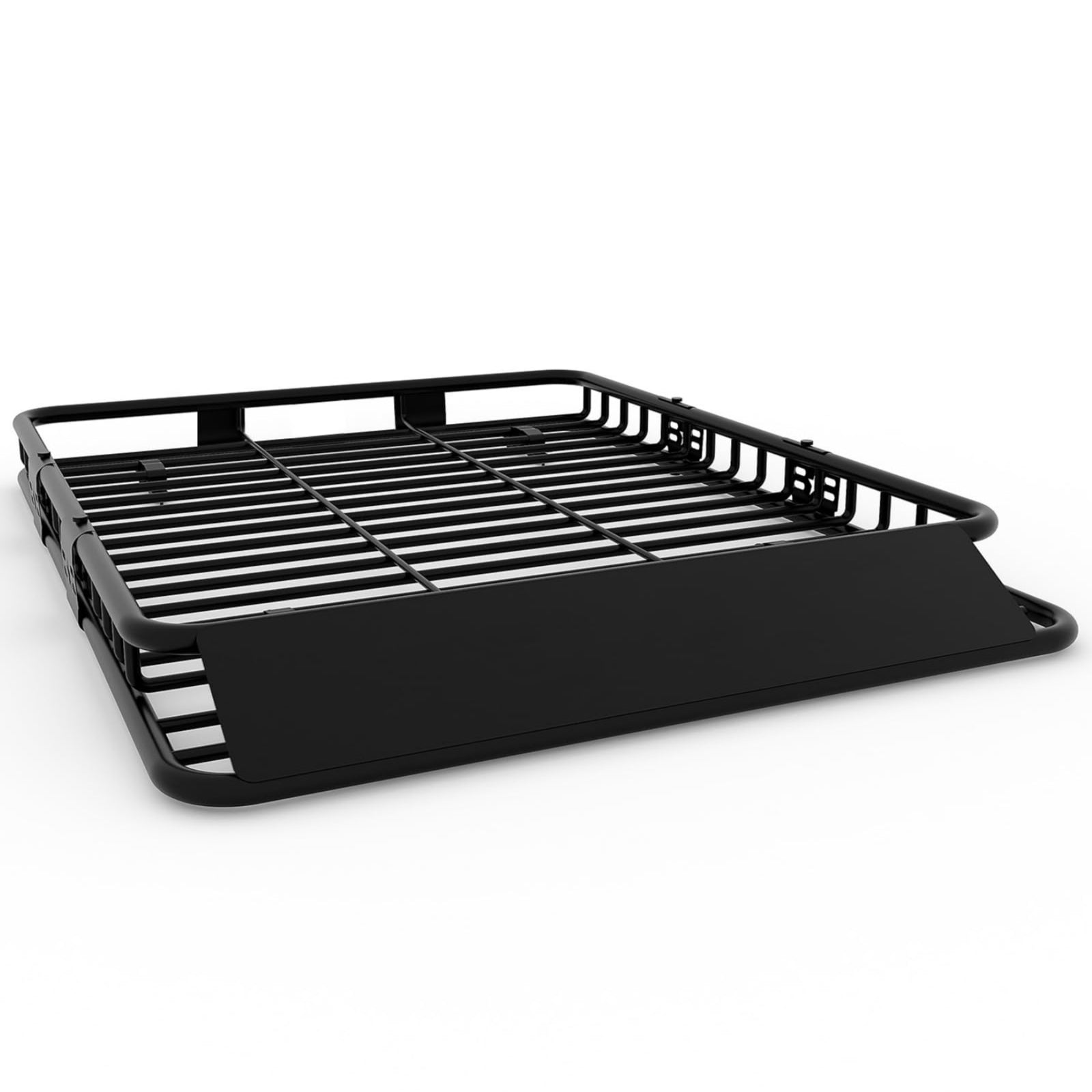 Garvee 64" x 50" x 6" Universal Roof Rack Basket, Heavy Duty Steel Cargo Carrier for SUVs, Trucks, Vehicles, Black