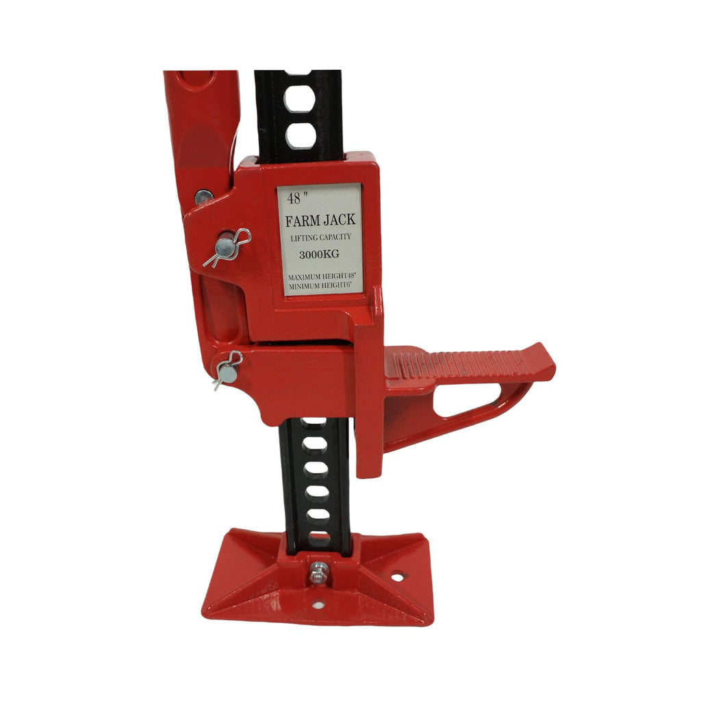 Garvee 3 Ton Farm Jack, 33" Utility Farm Jack, 6600 Lbs Capacity Ratcheting Off Road Utility Jack, Heavy-Duty Farm Jack Foratv, Utv, SUV, Tractor, Truck, Universal Jack