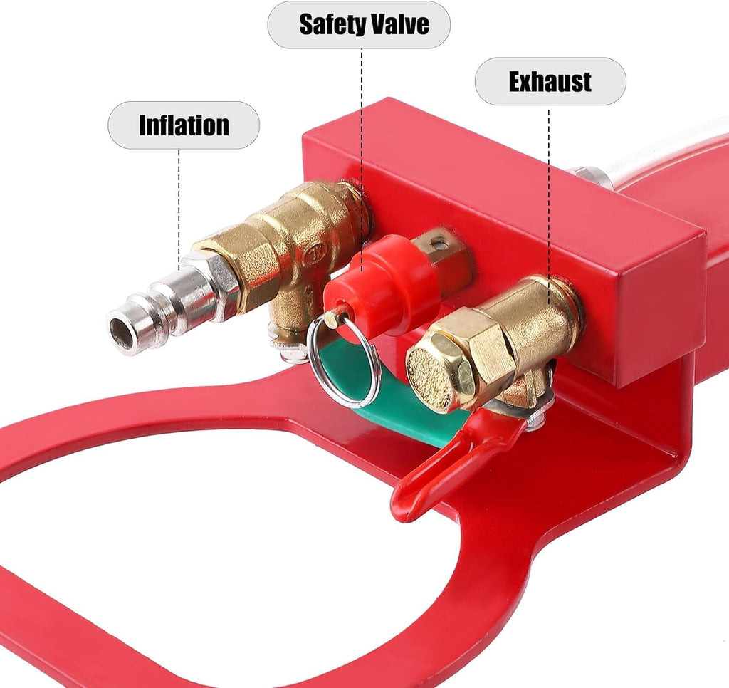 Garvee 5 Ton Air Jack, 15.7 Inch Height, Fast Lifting with Long Handles
