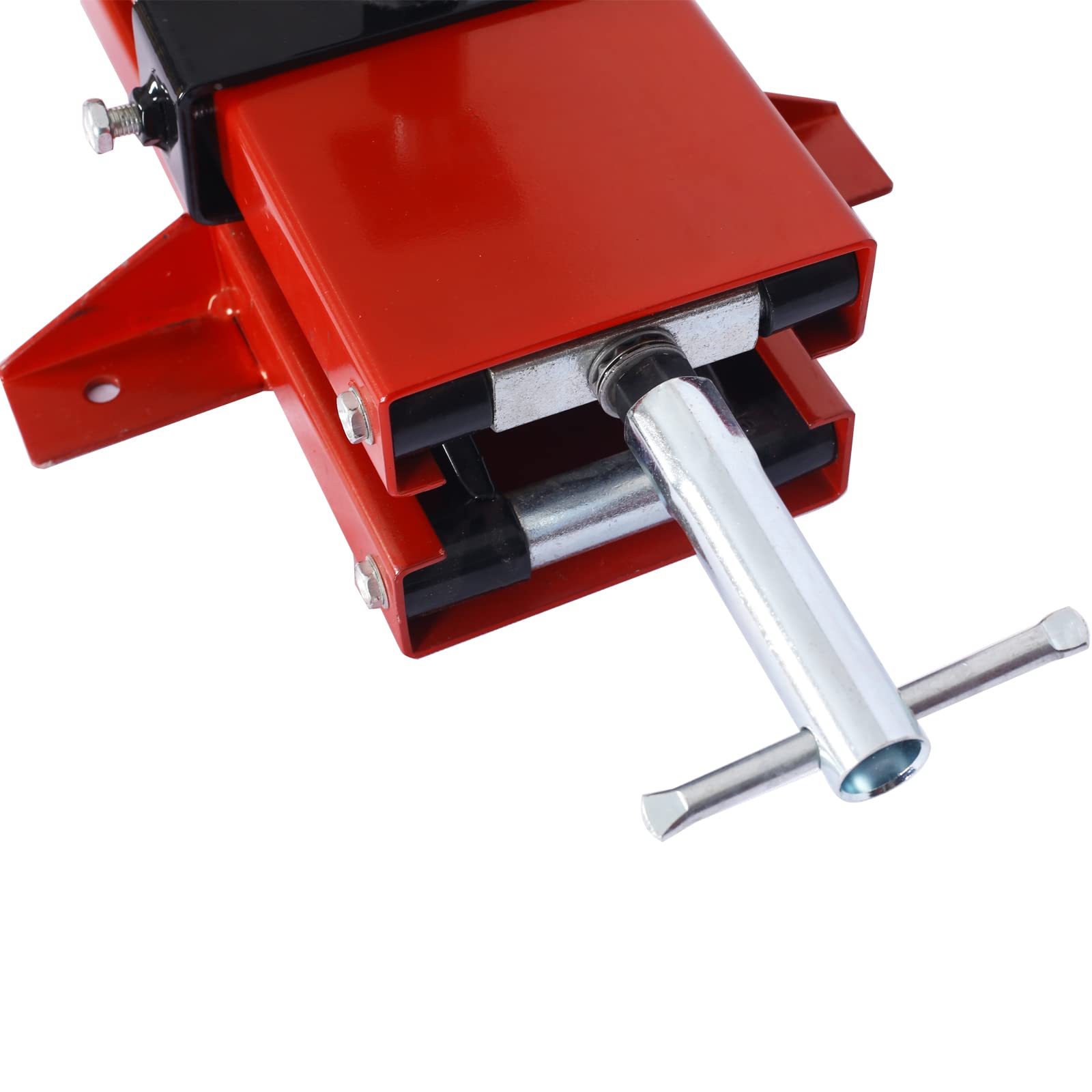 Garvee Motorcycle ATV Scissor Lift Jack 1100 Lbs Capacity Red 1 Jack for Garage Repair Center