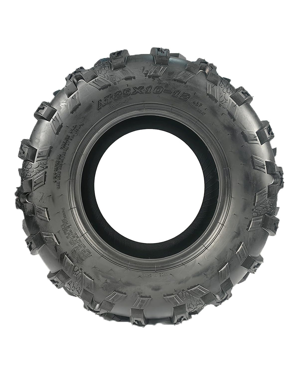 Garvee 25x10-12 ATV UTV Tires Tubeless All Terrain Off-Road Wide Footprint Extra Grip Mud Sand Rock