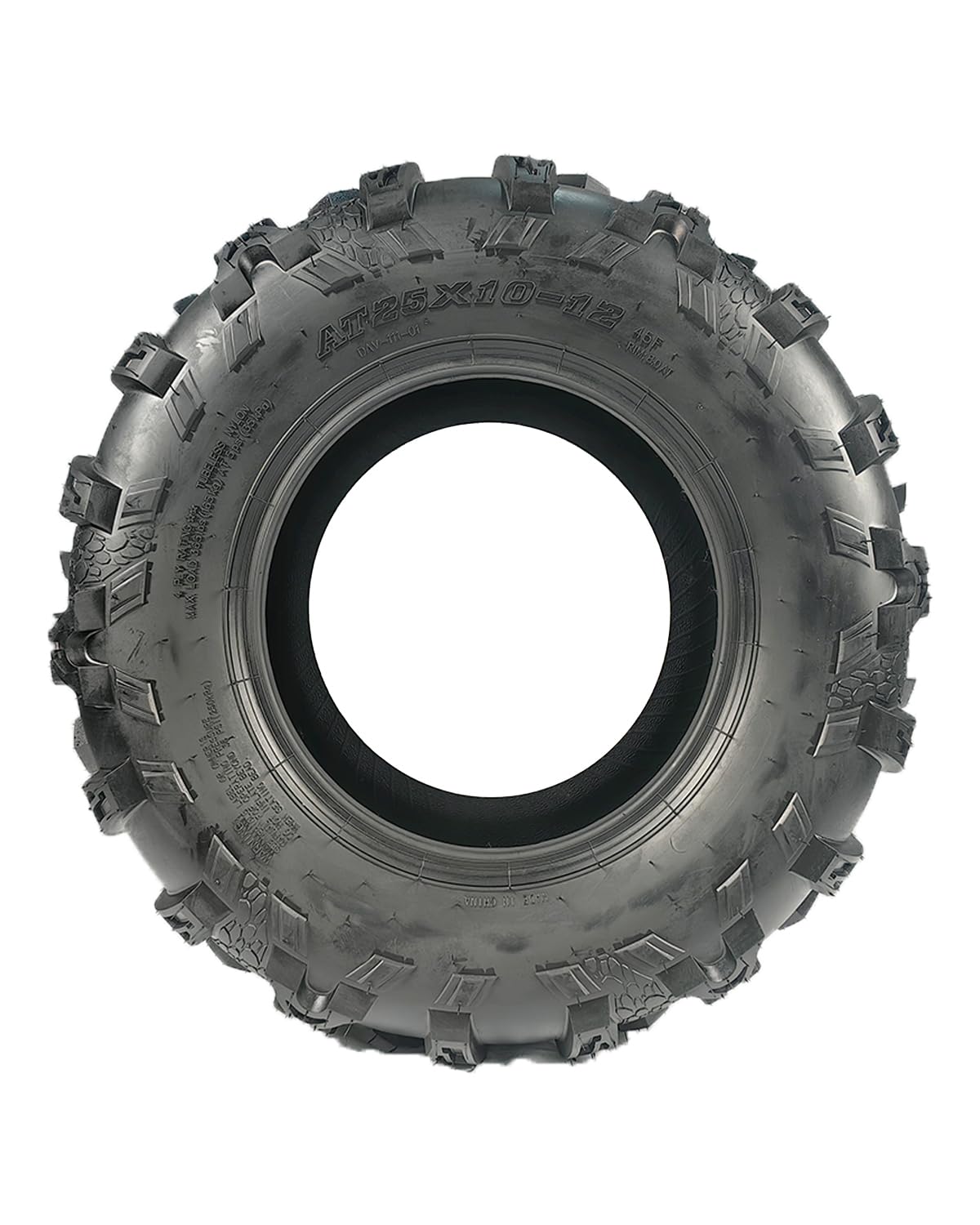 Garvee 25x10-12 ATV UTV Tires Tubeless All Terrain Off-Road Wide Footprint Extra Grip Mud Sand Rock