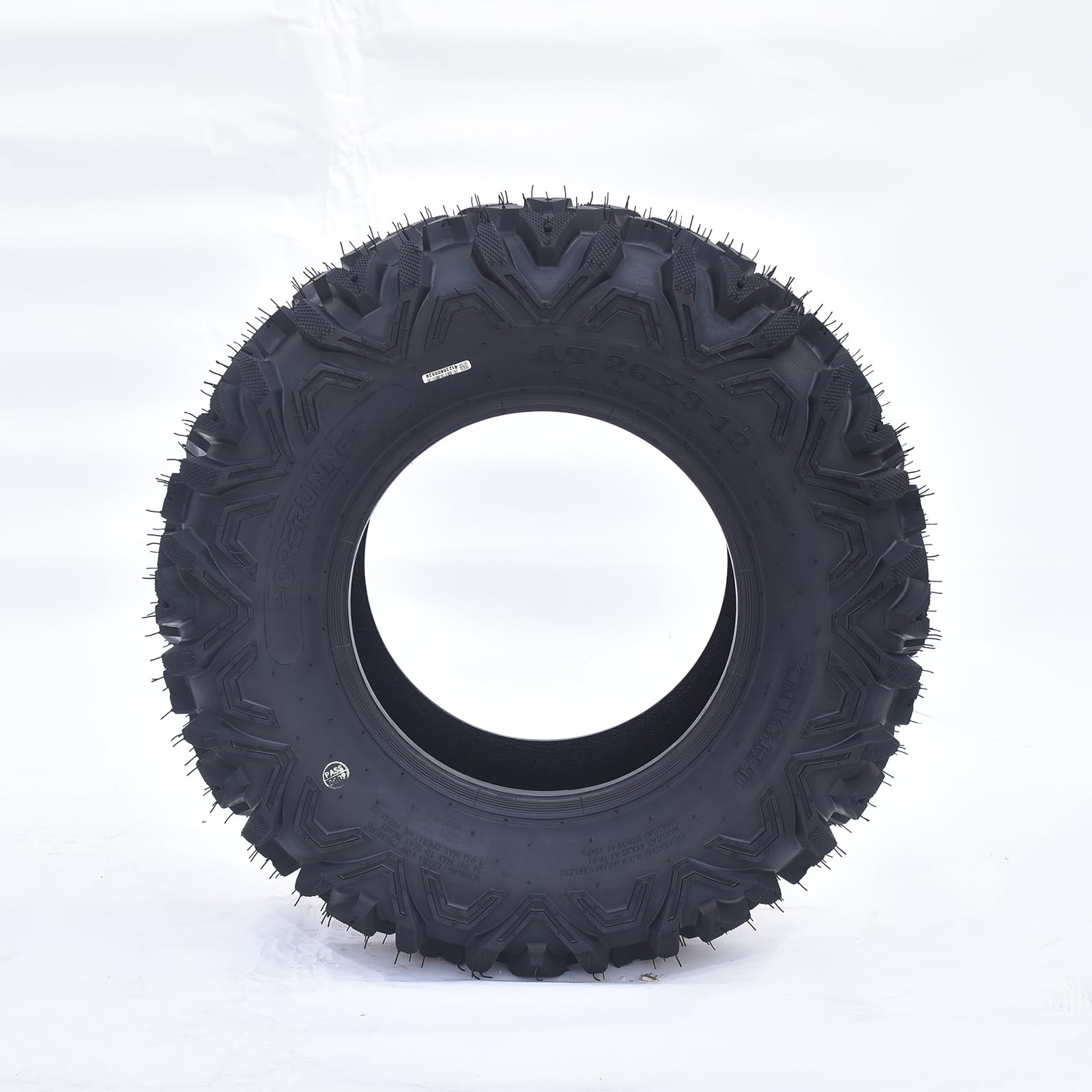 Garvee AT26x9-12-6PR TL KNIGHT Set of 2 ATV Trail Tires 6PR Knobby Sport Tires, Tubeless - AT26x9-12-6PR TL KNIGHT