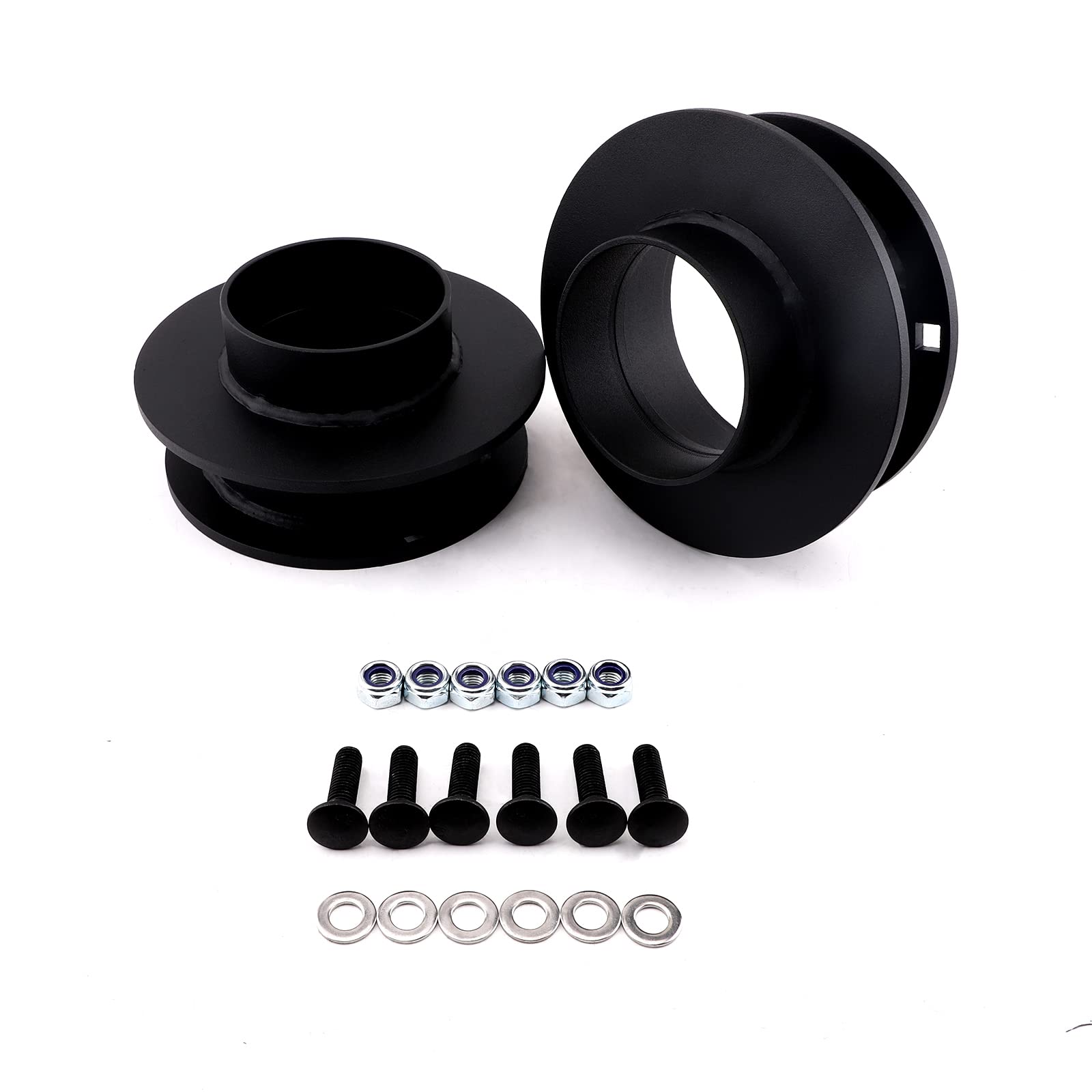 Garvee Ram 2500/3500 Leveling Lift Kits 3 Inch Front Strut Spacer Suspension Lift Kit Aluminum Billet Easy Install Suitable for Larger Tires