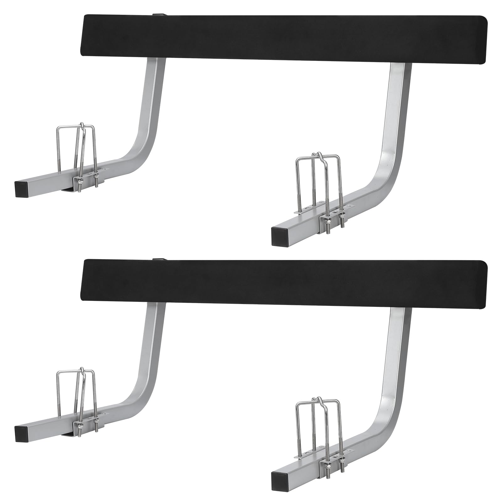 Garvee 45" Boat Trailer Guide, Rustproof Steel, Carpet-Padded Boards, Includes Mounting Parts, Flexible Installation, Marine Use, Ski/Fishing/Sailboat