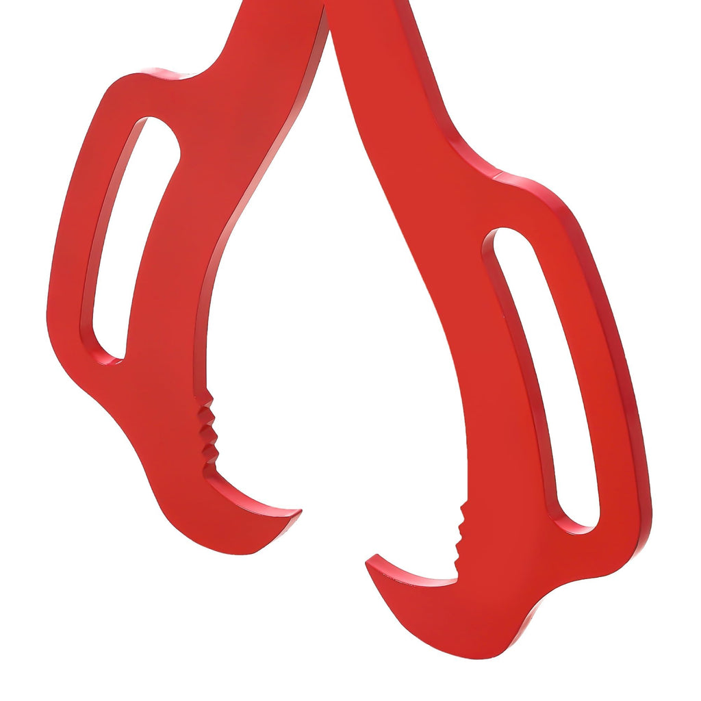 Garvee Log Lifting Tongs Superior Grip Heavy-Duty Steel Claws 18in 2 Claw Powder-Coated Rust-Resistant