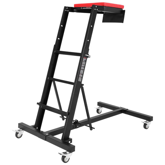 Garvee Professional Topside Automotive Engine Creeper, Heavy Duty 400LB Capacity, Adjustable Heights 45-66 Inch, Black