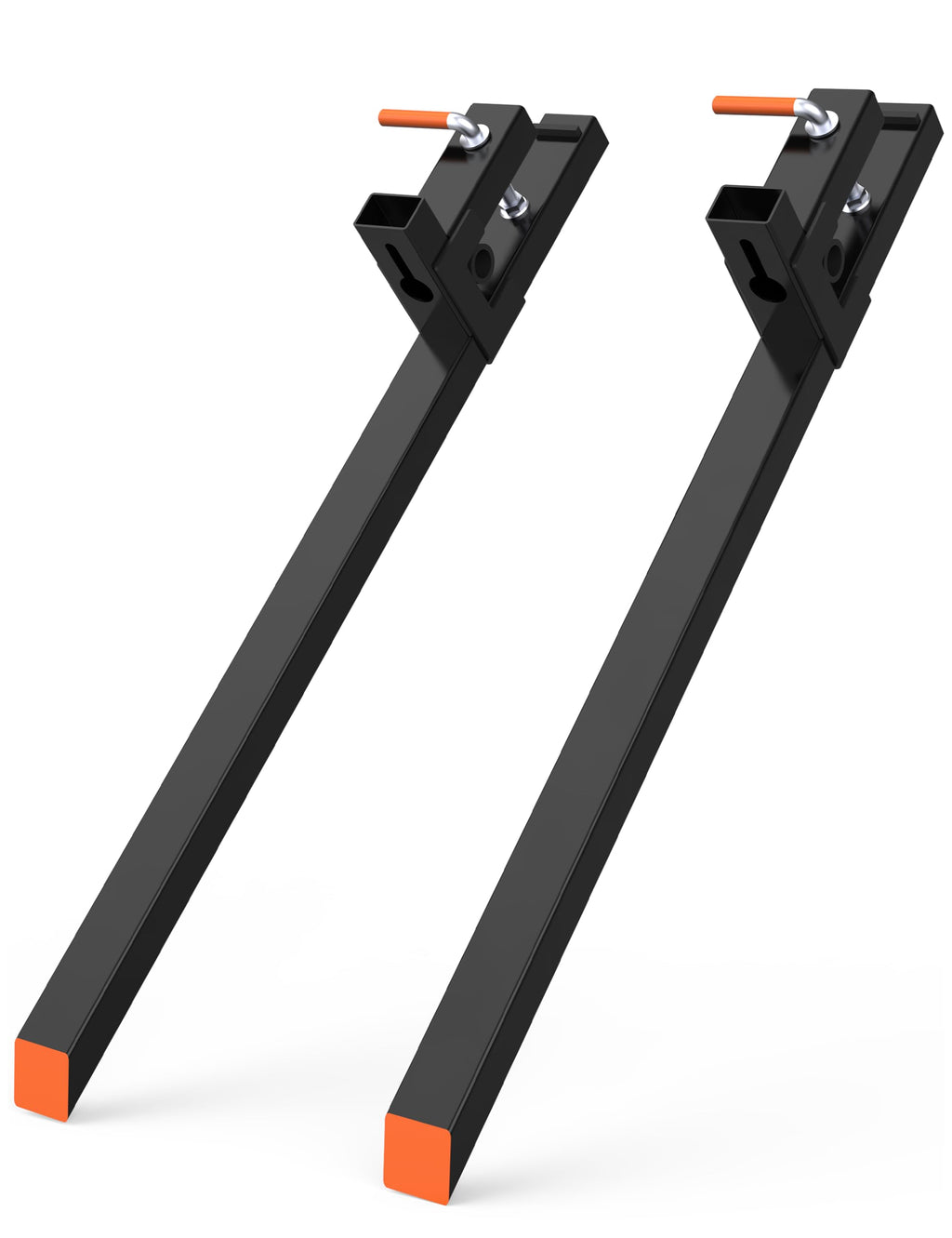 Garvee 4000 LBS 60" Heavy Duty Clamp on Pallet Forks for Tractor Bucket Loader Skid Steer