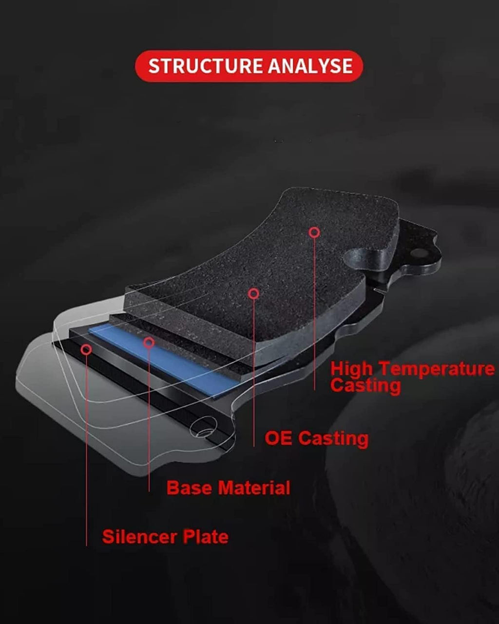 Garvee MERXENGFront Brake Pads with Hardware, 4 PCS Ceremic Brake Pads Set fit for LEXUS HS250h 2010-2012 All Models, SCION xD 2008-2014 All Models, TOYOTA COROLLA 2009-2019 All Models
