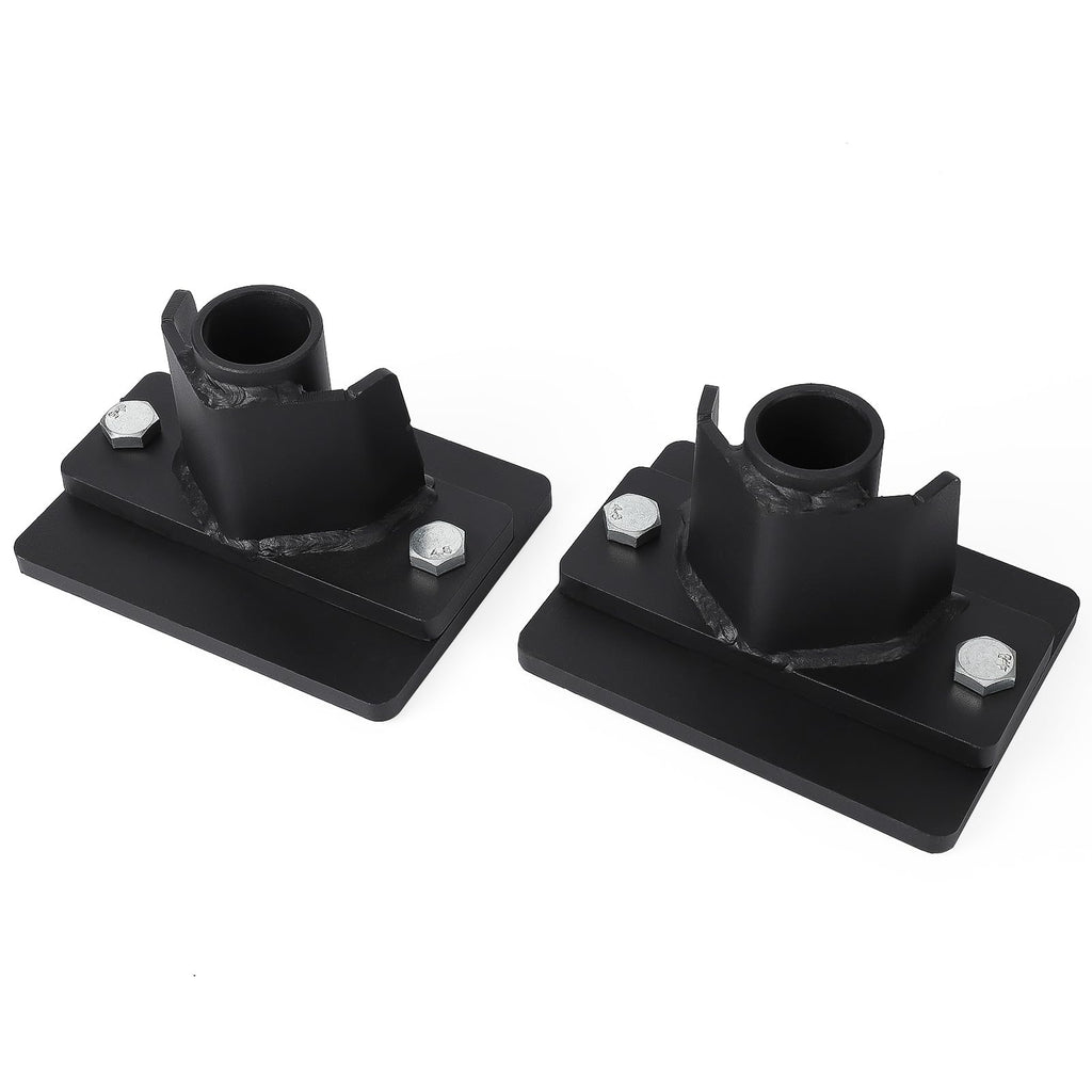 Garvee Two Hay Spear Connectors for 49" Stabilizer Spears - Grade 50 Steel, 7-Position Adjustable Width, Rust-Resistant, 3000lbs Capacity, Suitable for Agriculture