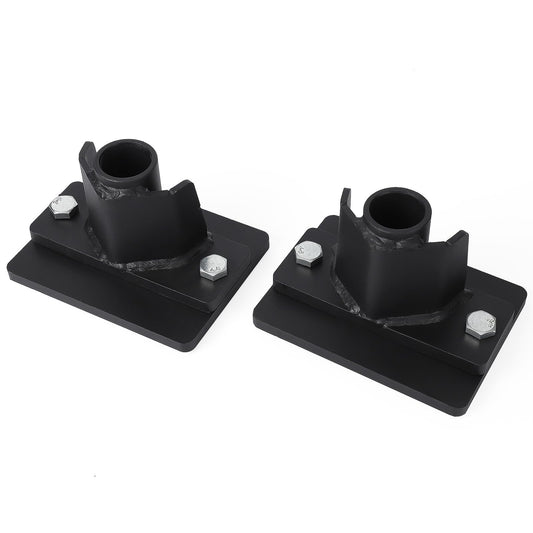 Garvee Two Hay Spear Connectors for 49" Stabilizer Spears - Grade 50 Steel, 7-Position Adjustable Width, Rust-Resistant, 3000lbs Capacity, Suitable for Agriculture